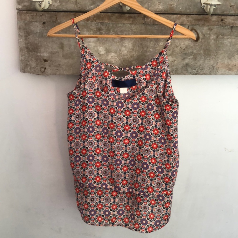☀️ 4 for $25 | Patterned tiered tank blouse